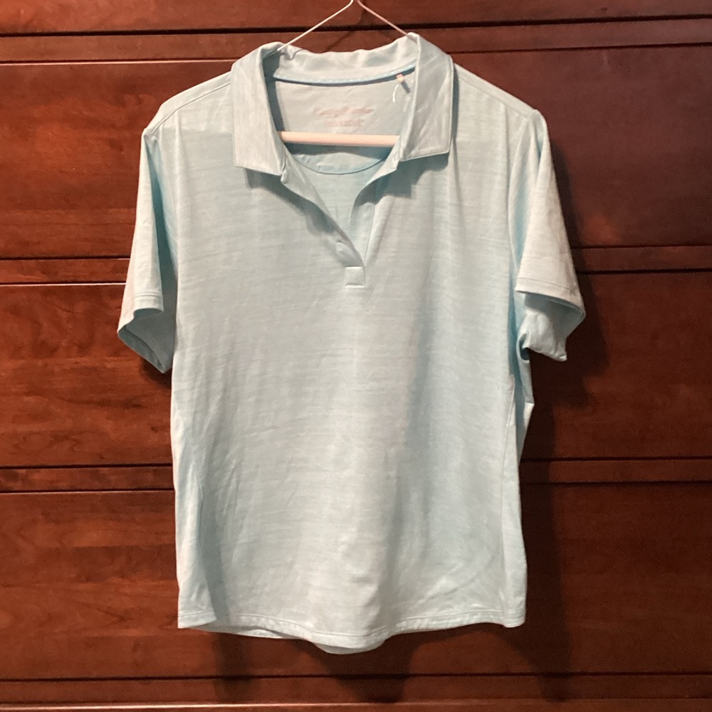 Tommy Bahama Light Aqua Polo Top